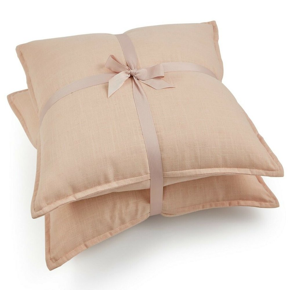 Lacourte Ardan 21" x 21" Decorative Pillow PAIR - Blush